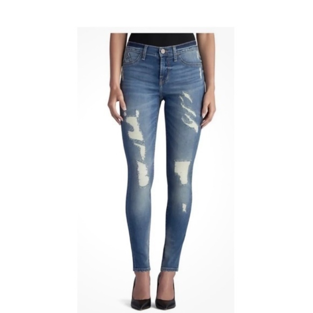 NWT Rock & Republic Kashmiere Mid Rise Distressed Jeans New $88 Size 2